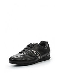 Мужские черные кожаные кроссовки от GUARDIANI SPORT
