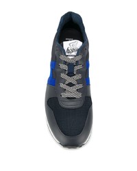 Мужские черные кожаные кроссовки от Hogan