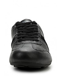Мужские черные кожаные кроссовки от Levi's