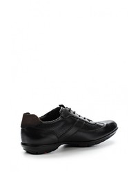 Мужские черные кожаные кроссовки от Lloyd