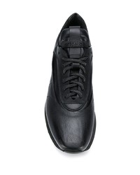 Мужские черные кожаные кроссовки от Artselab
