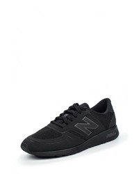 Мужские черные кожаные кроссовки от New Balance