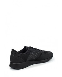 Мужские черные кожаные кроссовки от New Balance