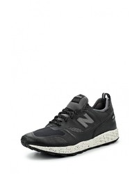 Мужские черные кожаные кроссовки от New Balance