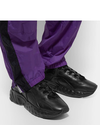 Мужские черные кожаные кроссовки от Acne Studios