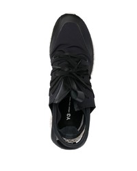Мужские черные кожаные кроссовки от Y-3