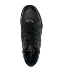 Мужские черные кожаные кроссовки от Common Projects