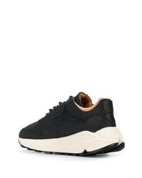 Мужские черные кожаные кроссовки от Buttero