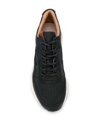 Мужские черные кожаные кроссовки от Buttero