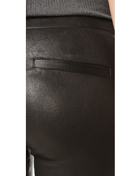 Черные кожаные леггинсы от Rag & Bone