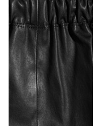 Черные кожаные леггинсы от Joseph