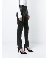 Черные кожаные леггинсы от Kimora Lee Simmons