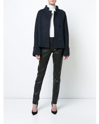 Черные кожаные леггинсы от Kimora Lee Simmons