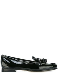 Женские черные кожаные лоферы с кисточками от MICHAEL Michael Kors
