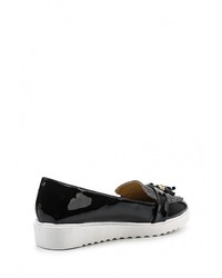 Женские черные кожаные лоферы от Anesia