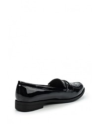 Женские черные кожаные лоферы от Avenir