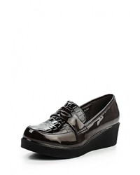 Женские черные кожаные лоферы от Avenir