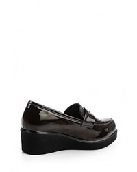 Женские черные кожаные лоферы от Avenir