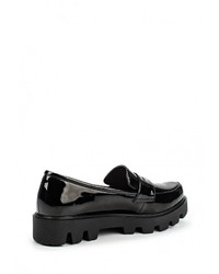 Женские черные кожаные лоферы от Betsy