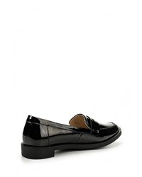 Женские черные кожаные лоферы от Betsy