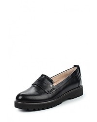 Женские черные кожаные лоферы от Betsy