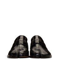 Мужские черные кожаные лоферы от Maison Margiela