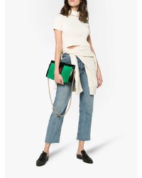 Женские черные кожаные лоферы от Clergerie