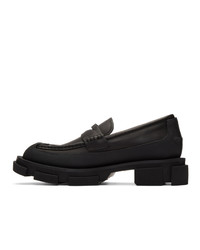 Мужские черные кожаные лоферы от Both