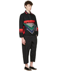 Мужские черные кожаные лоферы от Lemaire