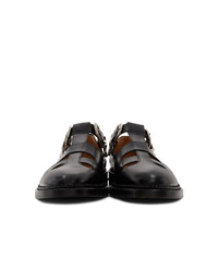 Мужские черные кожаные лоферы от Toga Virilis