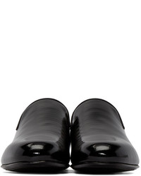 Мужские черные кожаные лоферы от Jimmy Choo