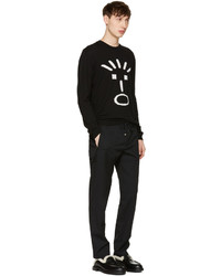 Мужские черные кожаные лоферы от Fendi