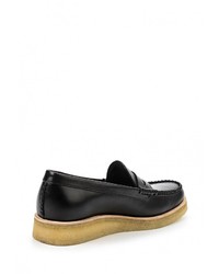 Мужские черные кожаные лоферы от Clarks