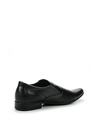 Мужские черные кожаные лоферы от Covani