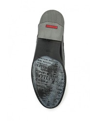 Мужские черные кожаные лоферы от Covani