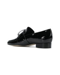 Женские черные кожаные лоферы от Dorateymur