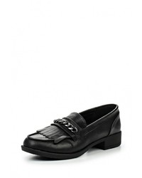 Женские черные кожаные лоферы от Damerose