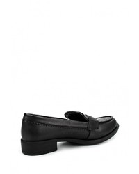 Женские черные кожаные лоферы от Damerose