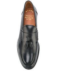 Мужские черные кожаные лоферы от Doucal's
