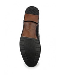 Мужские черные кожаные лоферы от Dino Ricci