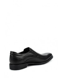 Мужские черные кожаные лоферы от Dino Ricci