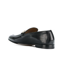 Мужские черные кожаные лоферы от Doucal's