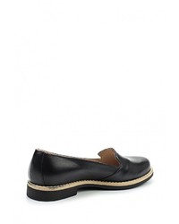 Женские черные кожаные лоферы от Dolce Vita