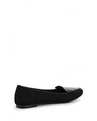 Женские черные кожаные лоферы от Dorothy Perkins