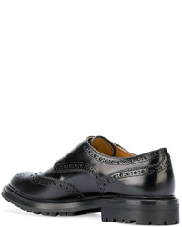 Женские черные кожаные лоферы от Church's