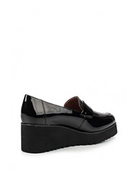 Женские черные кожаные лоферы от Ekonika