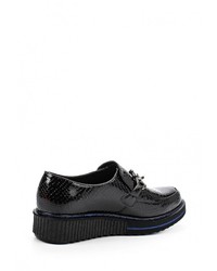 Женские черные кожаные лоферы от Enjoin'