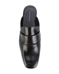 Мужские черные кожаные лоферы от Dorateymur