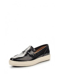 Женские черные кожаные лоферы от GANT