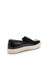 Женские черные кожаные лоферы от GANT